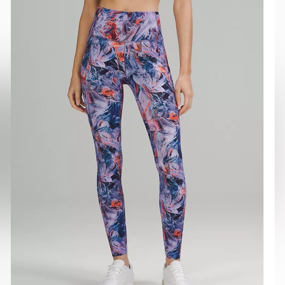 Lululemon Fast and Free Brushed Fabric High Rise 28 Inches
